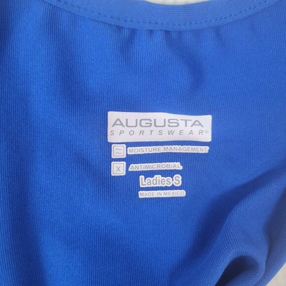 Augusta Sportswear Ladies Blue Moisture Management Antimicrobial Tank Top Size S - Picture 6 of 7